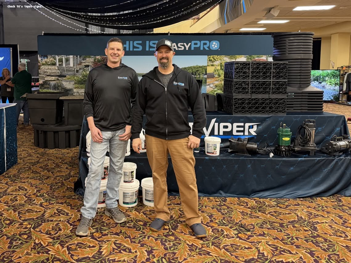 Exhibitor team at their booth