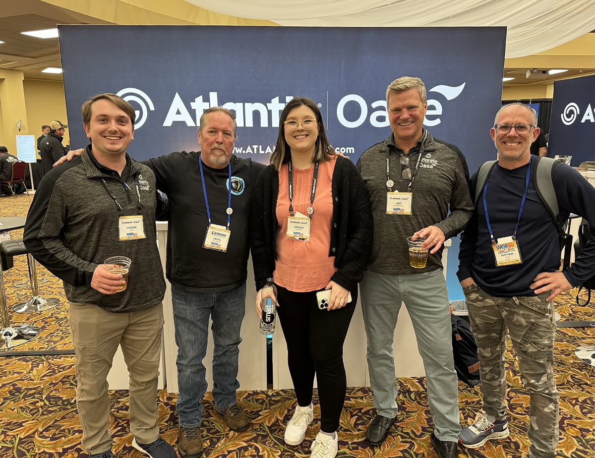 Exhibitor team at the Water Garden Expo